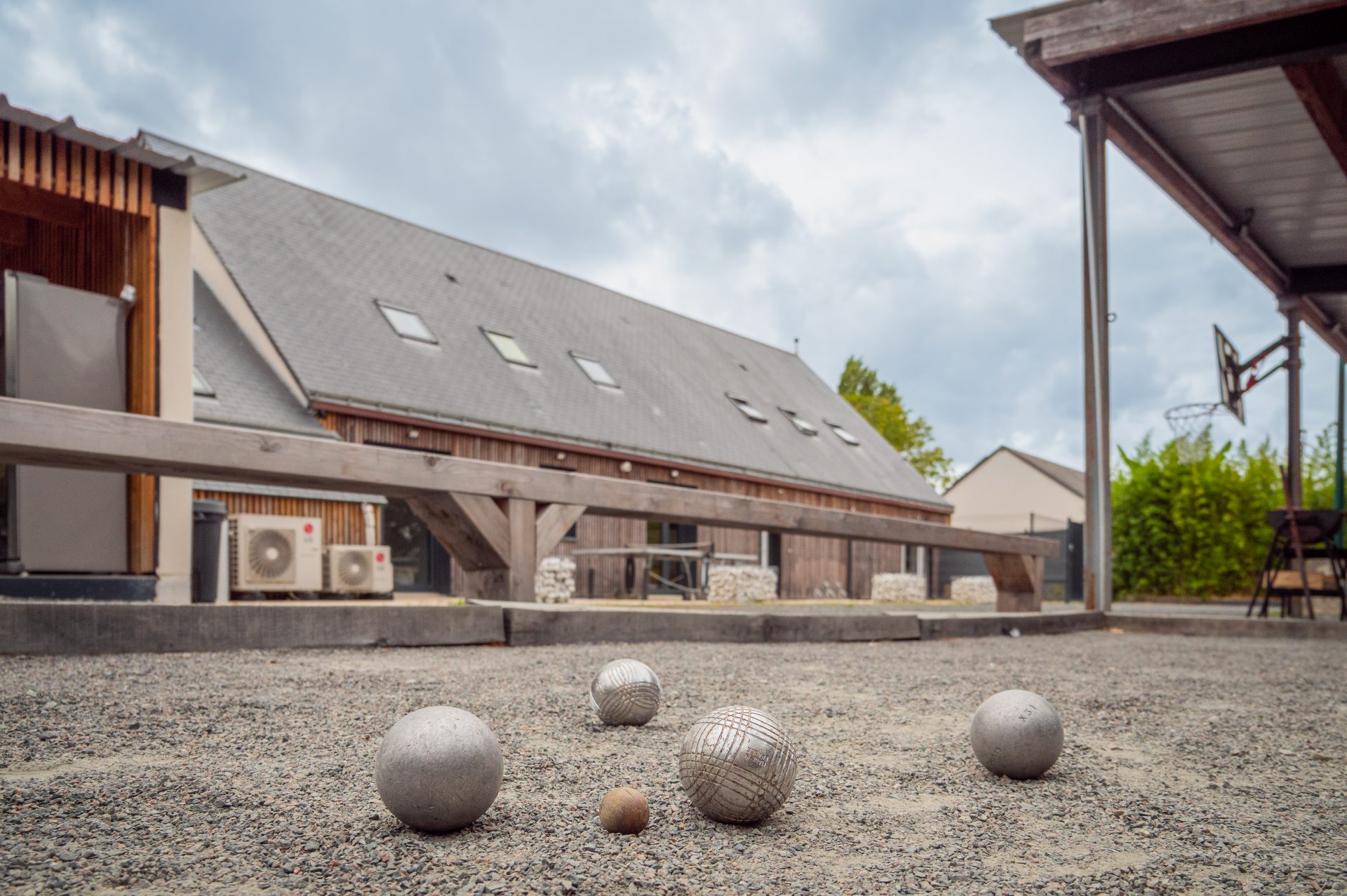 Extérieur, pétanque